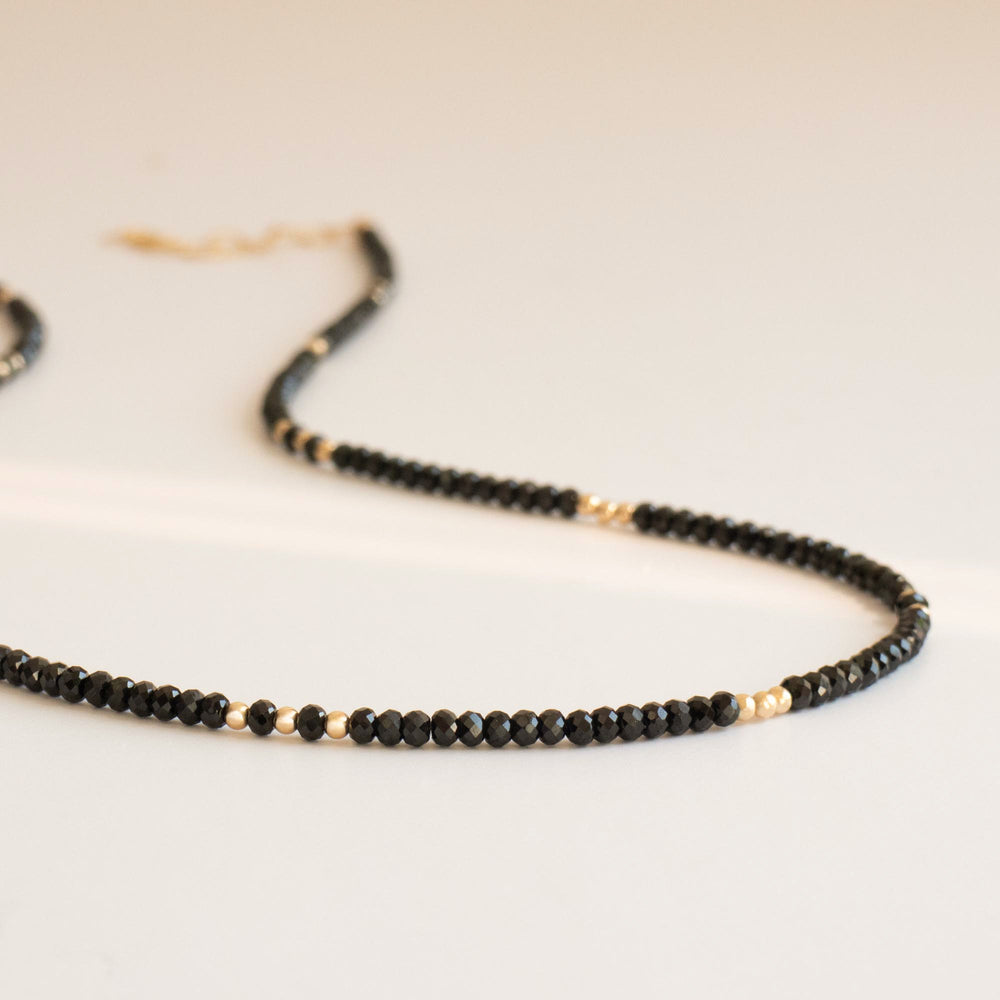 Tourmaline Necklace Black