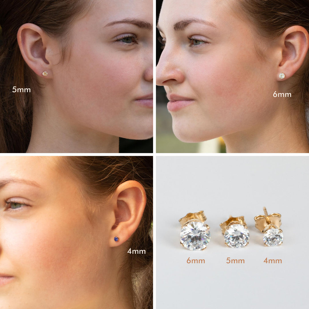CZ Stud Earrings