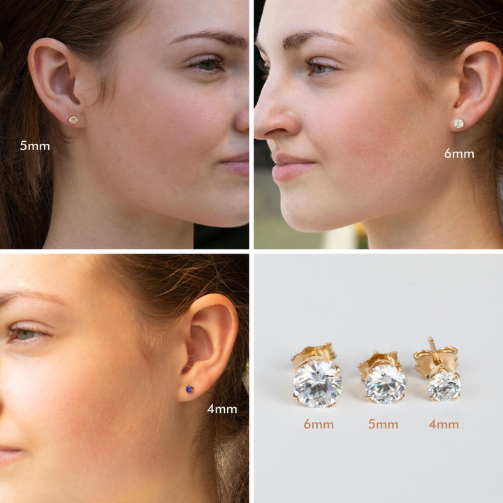 CZ Stud Earrings