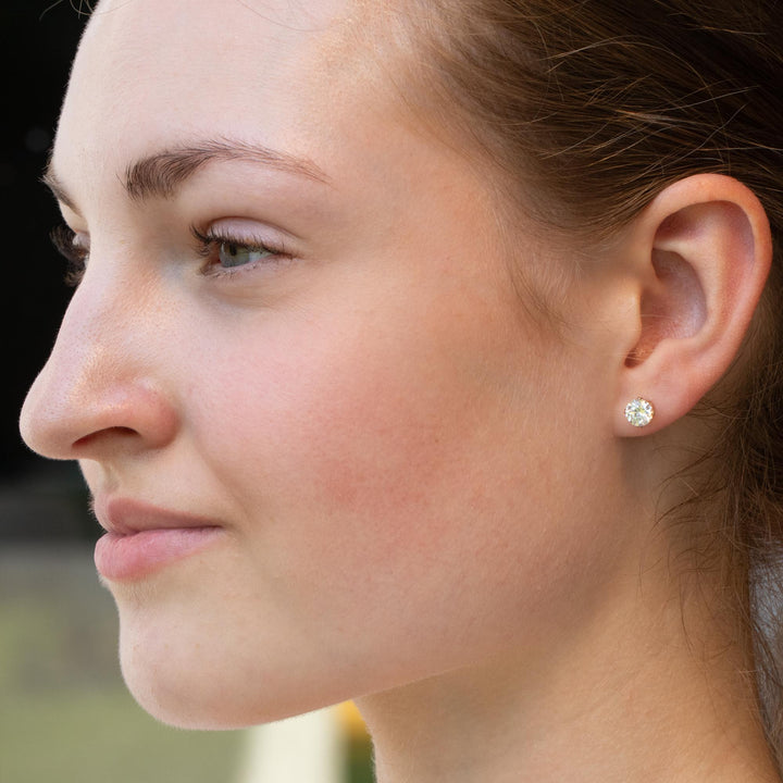 Cubic Zirconia Earrings Studs
