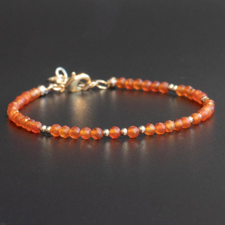 Gold Carnelian Bracelet