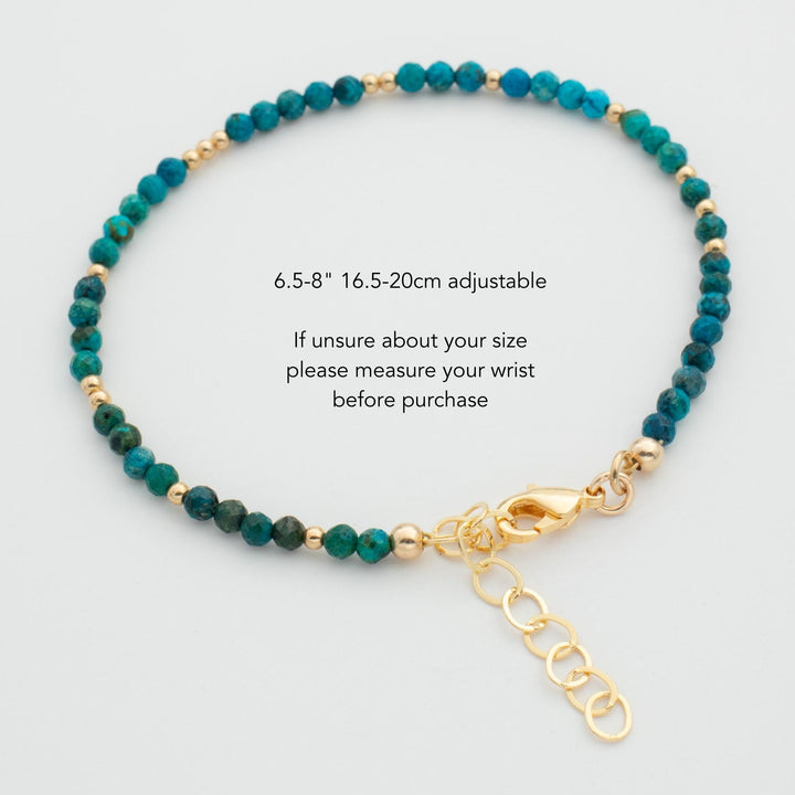 Chrysocolla Beads Bracelet