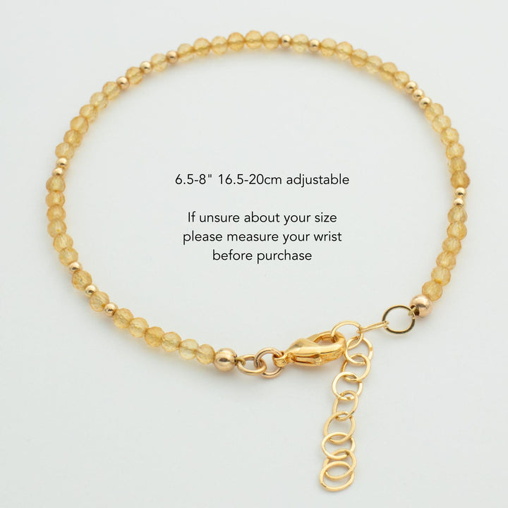 Citrine Gold Bracelet