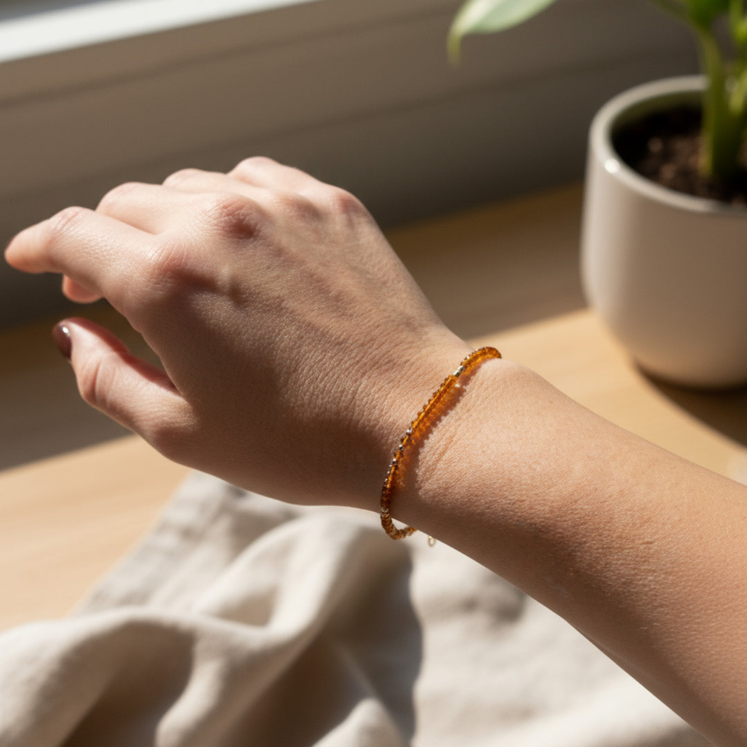 Citrine Stone Bracelet 