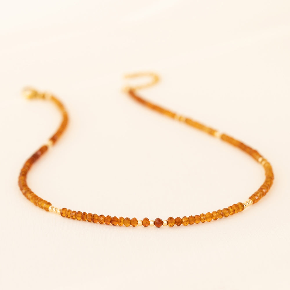 Gold and Citrine Necklace