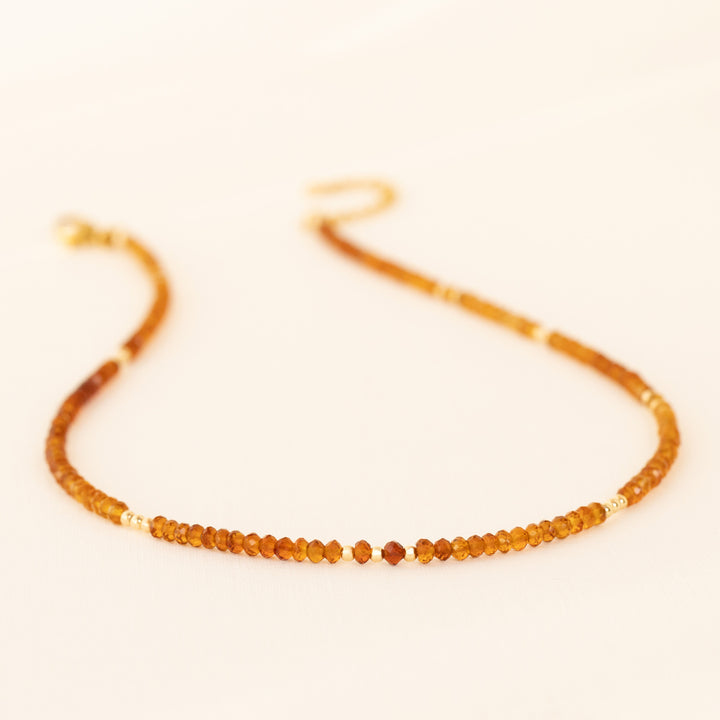 Gold and Citrine Necklace