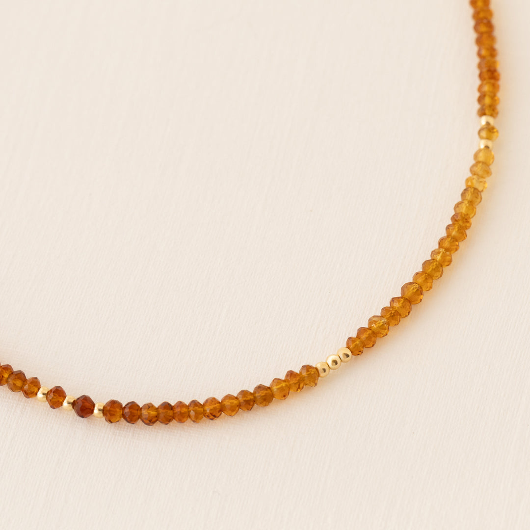 Citrine Gold Necklace