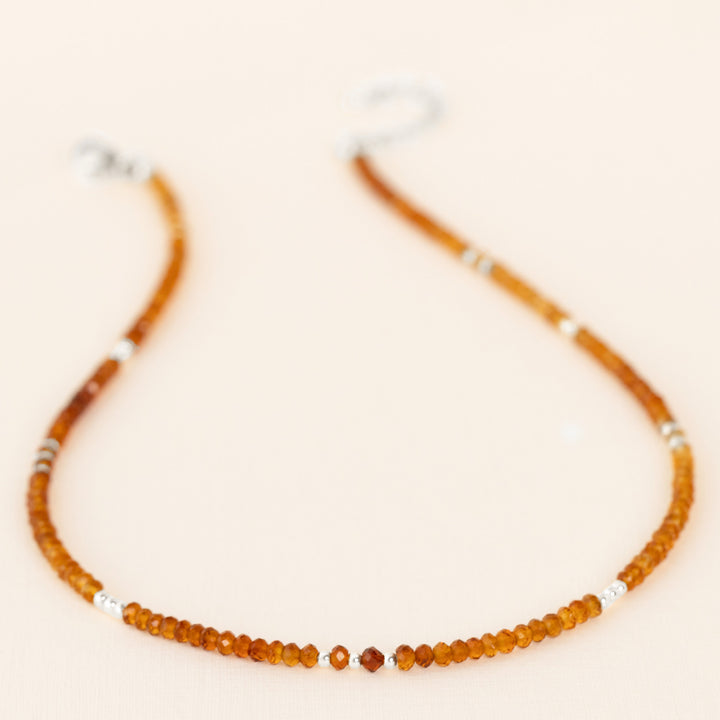 Citrine Silver Necklace