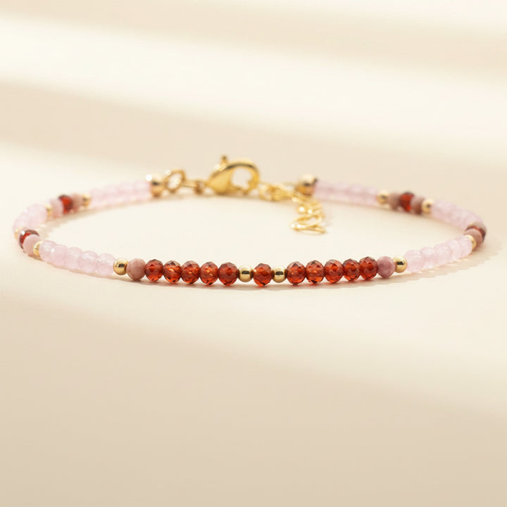 14K gold filled self compassion bracelet — handmade UK