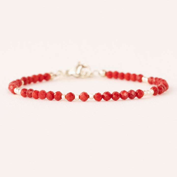 Coral Bracelet Silver
