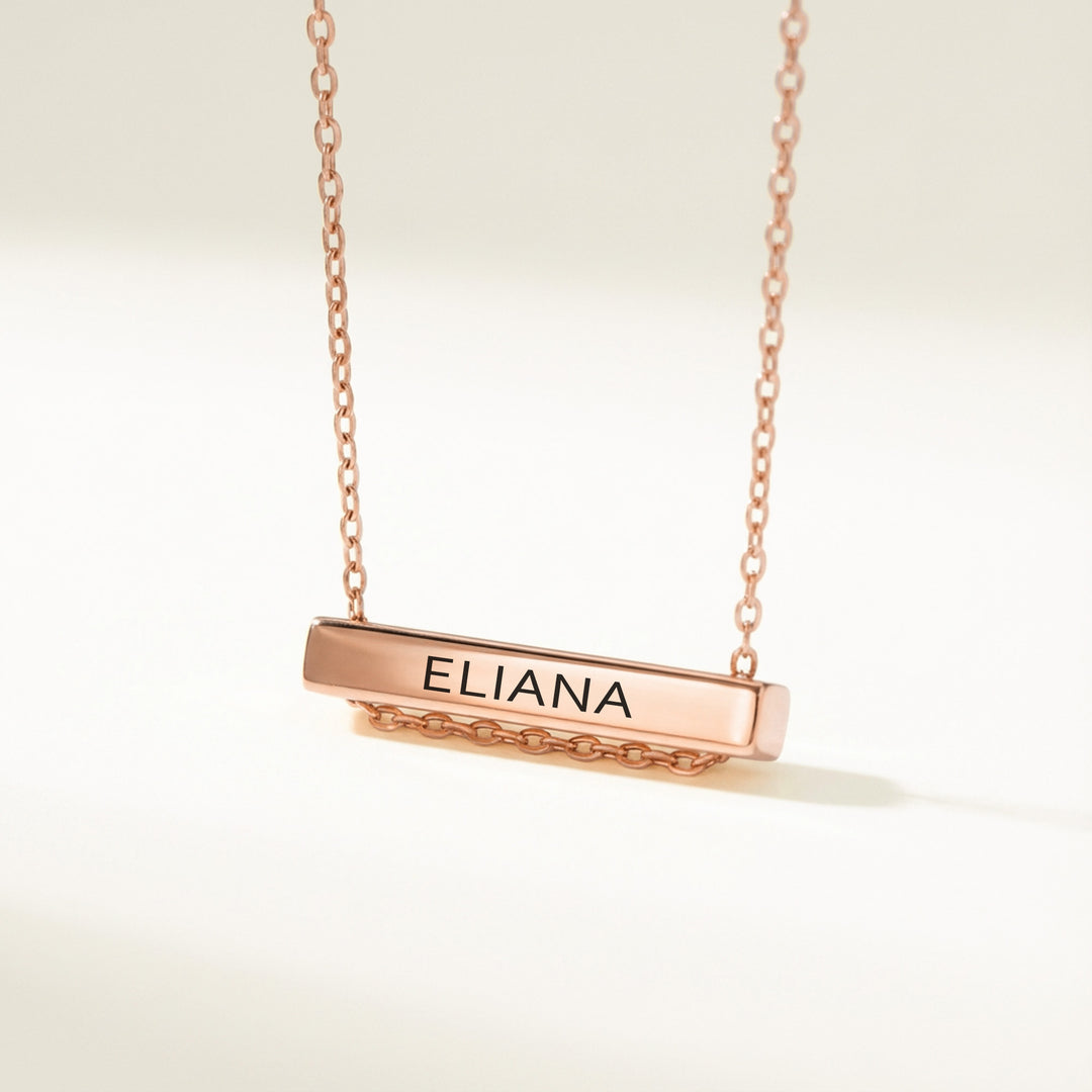 Rose Gold Name Necklace