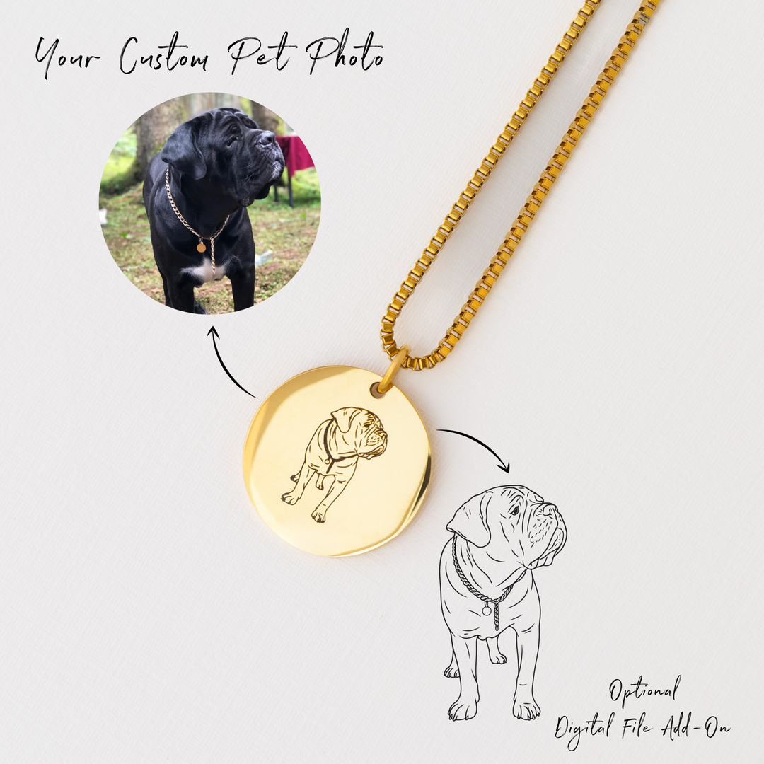 Custom Engraved Pet Necklace