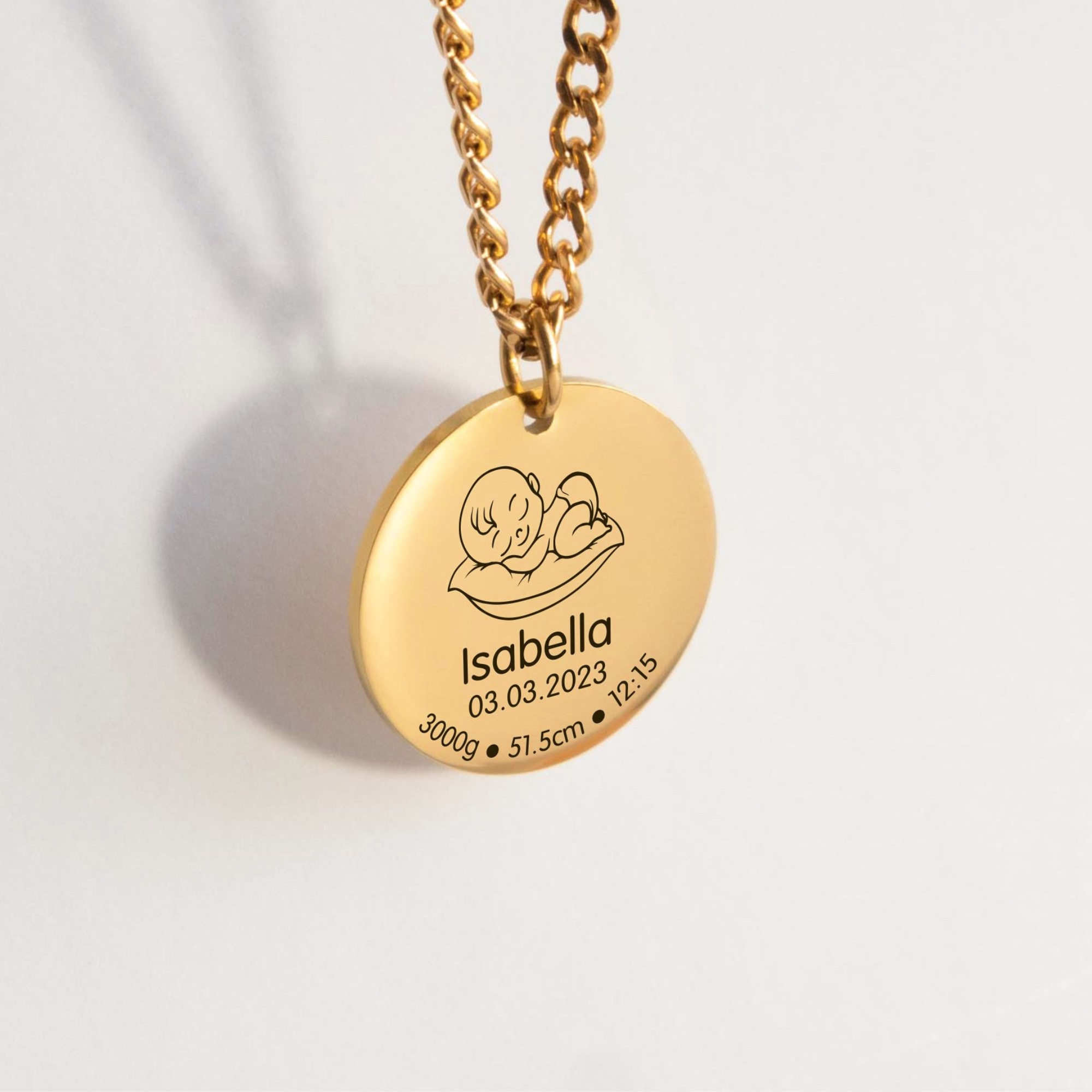 Necklace with Kids' Names | Centime Gift