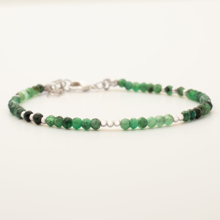 natural emerald bracelet