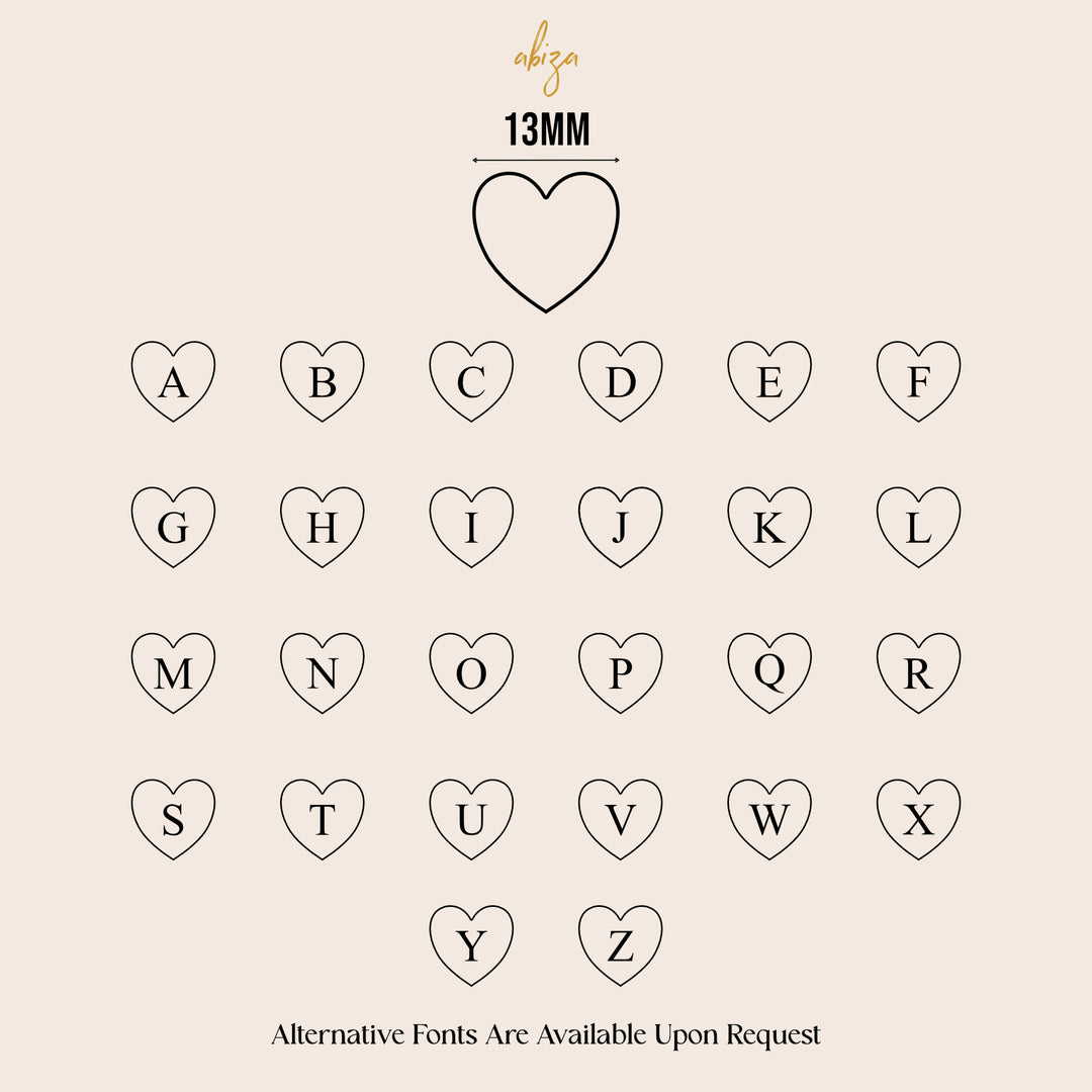 Personalised Heart Necklace