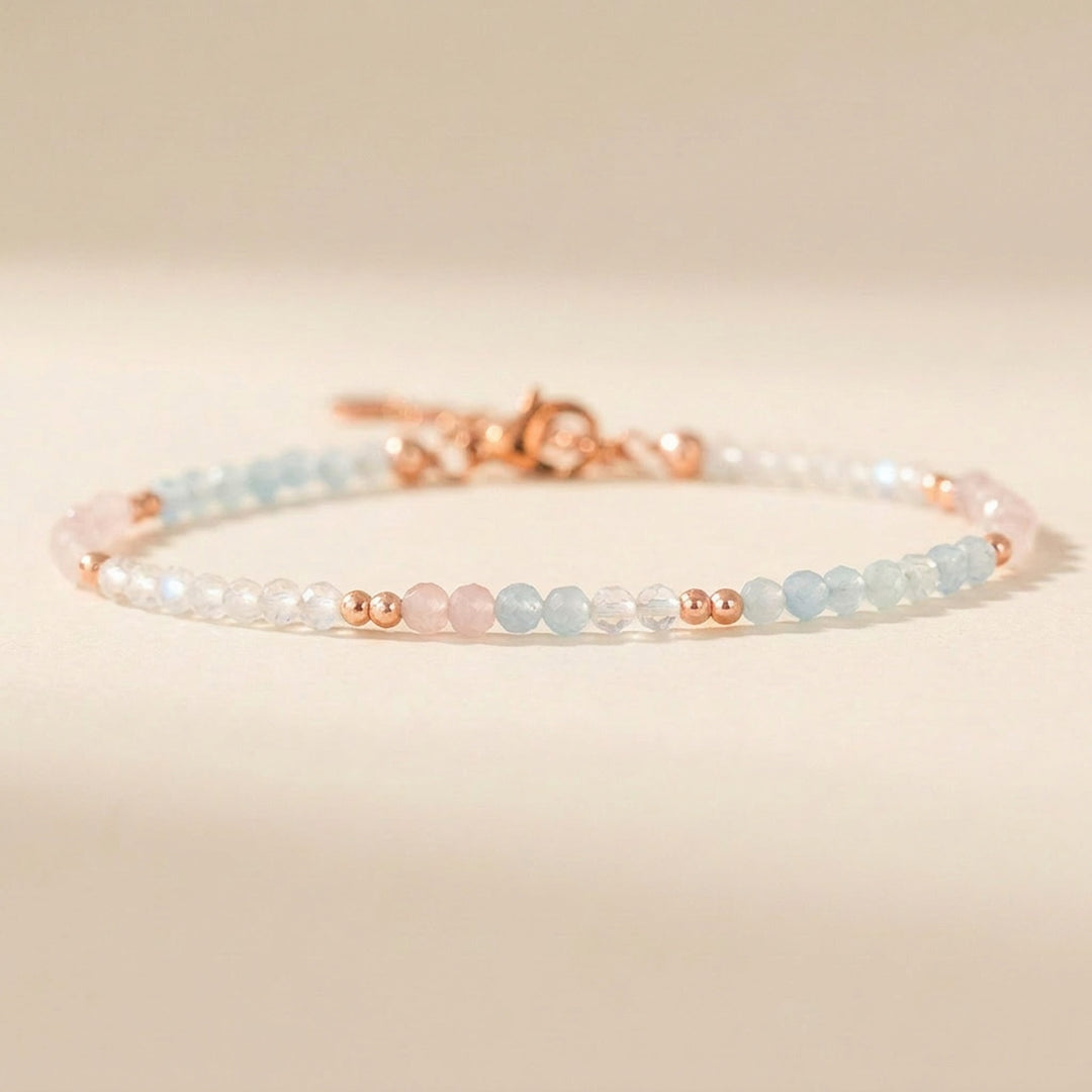 Rose gold filled fertility bracelet — handmade UK