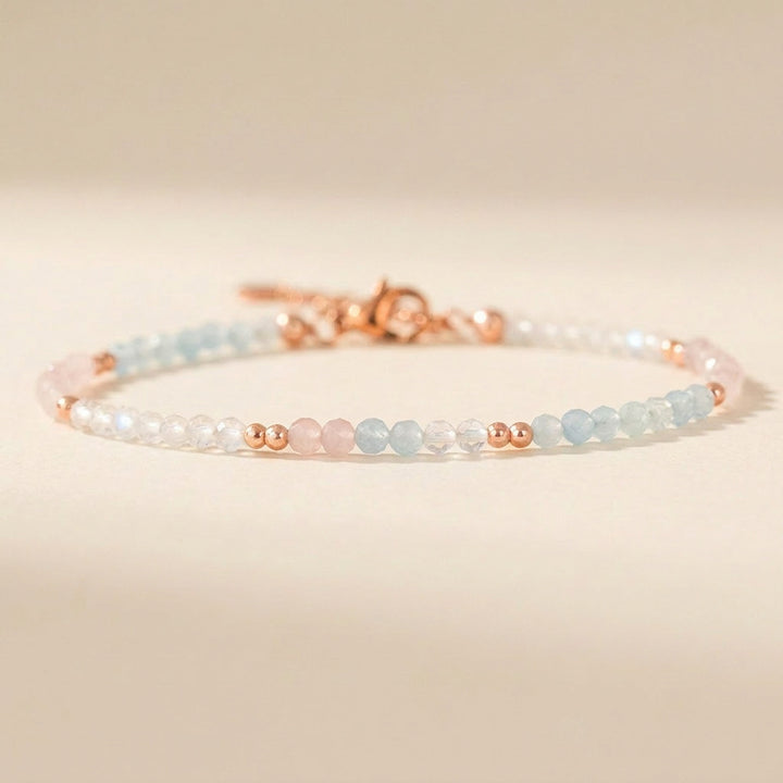 Rose gold filled fertility bracelet — handmade UK
