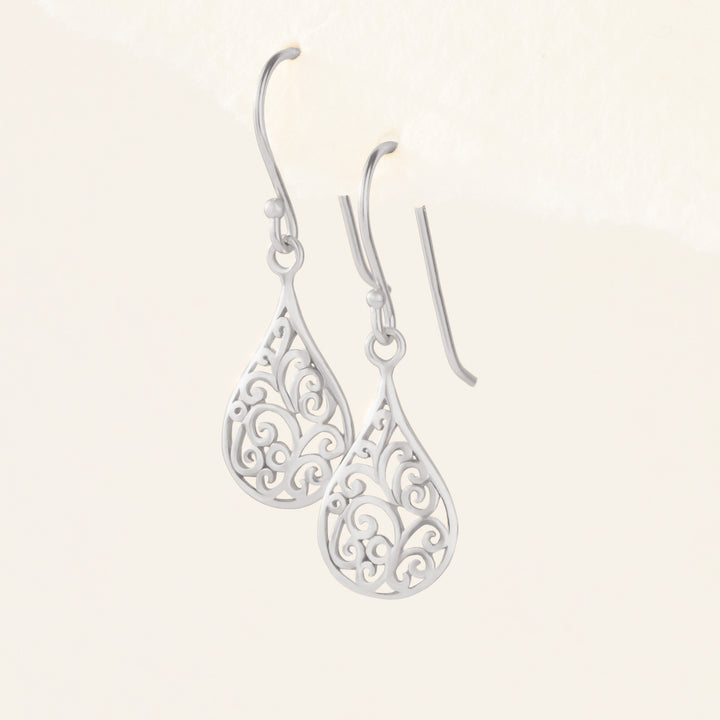 Sterling Silver Filigree Earrings
