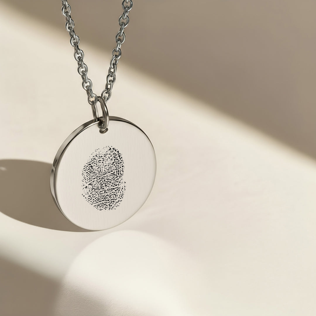 fingerprint memorial jewellery