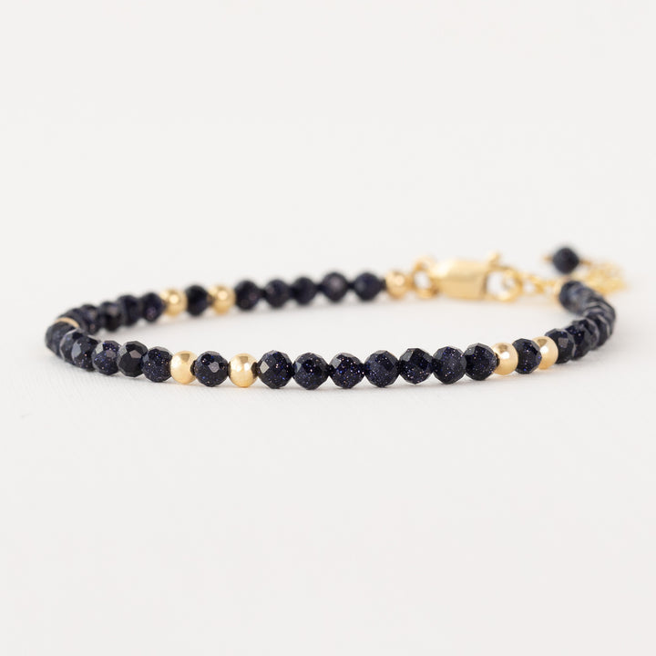 Blue Goldstone Bracelet 