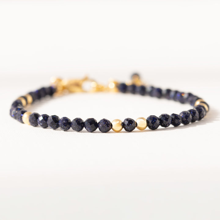 Blue Goldstone Bracelet 