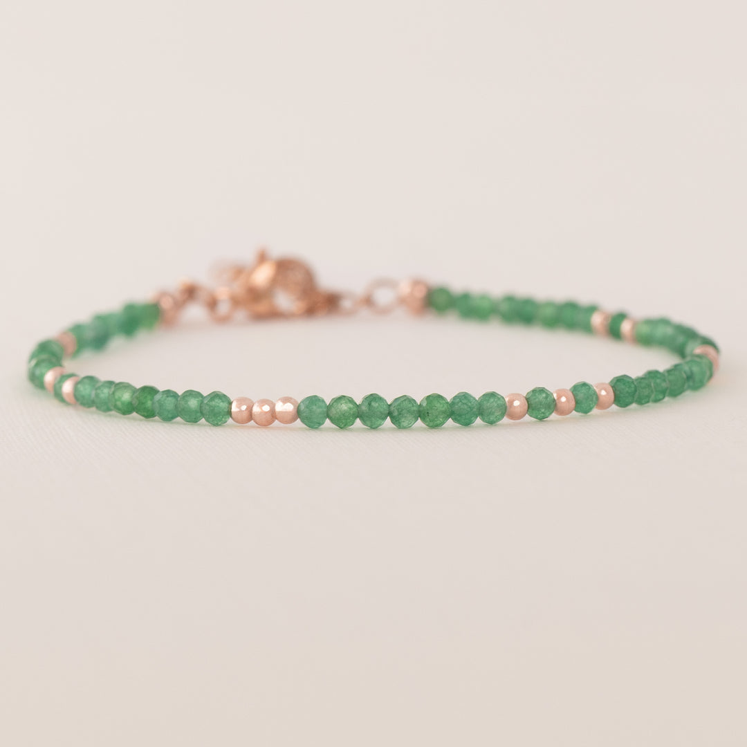 green aventurine crystal bracelet