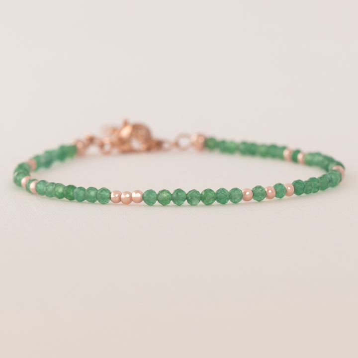 green aventurine crystal bracelet
