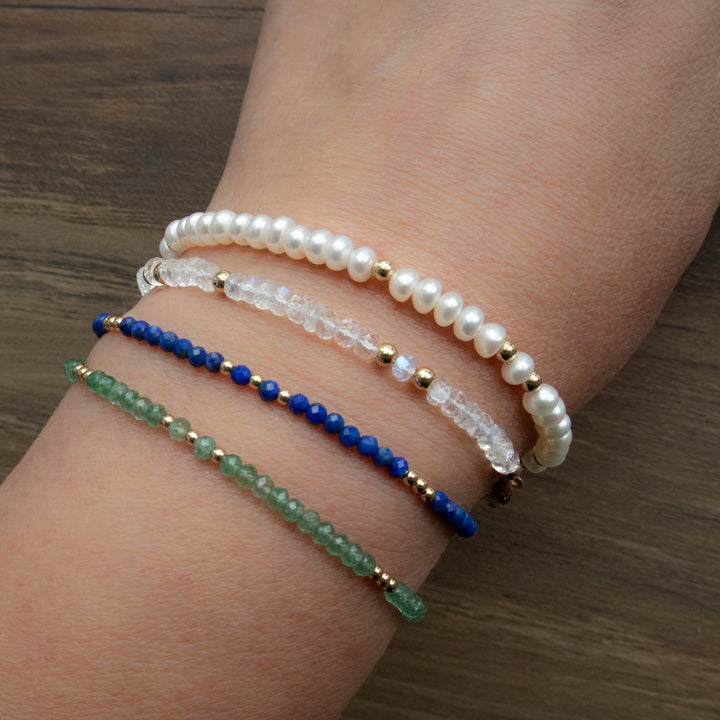 Rainbow Moonstone Bracelet