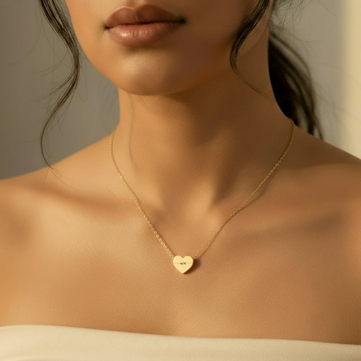 Engraved Heart Necklace