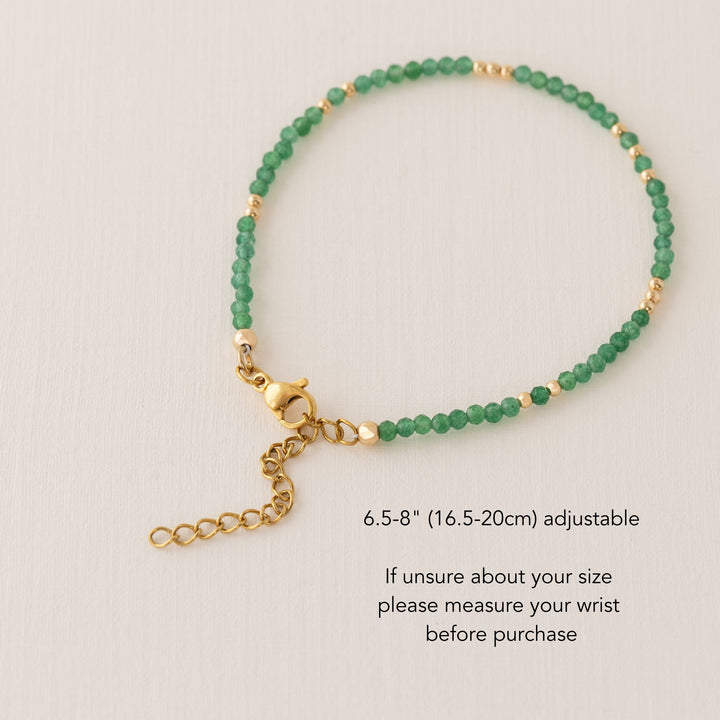 aventurine bead bracelet