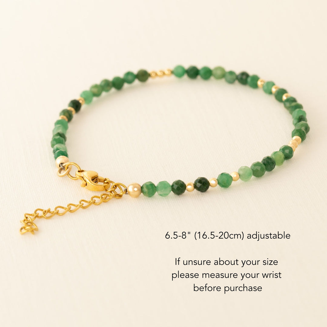 jade bead bracelet