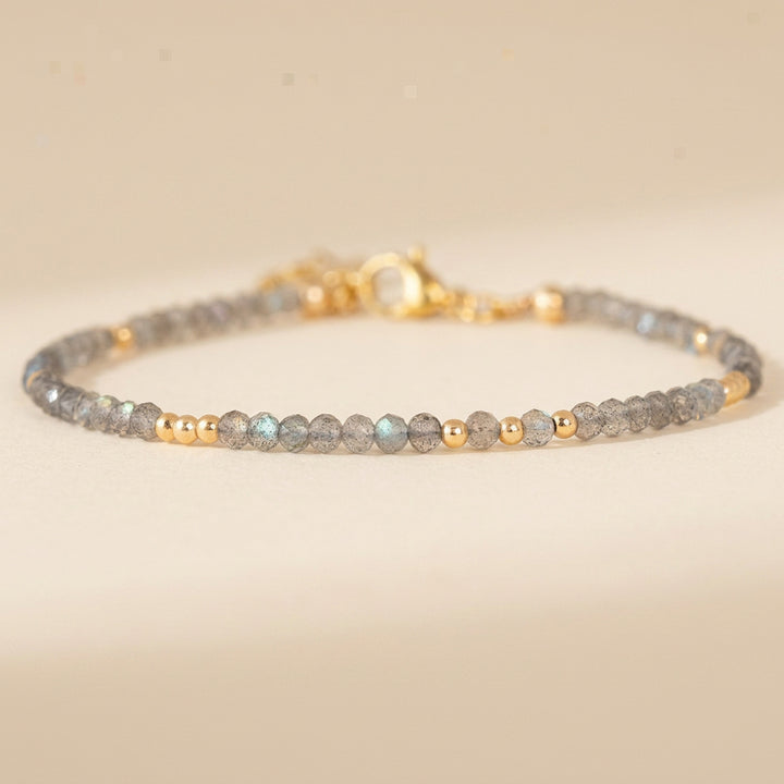 14K gold filled labradorite bracelet — handmade UK
