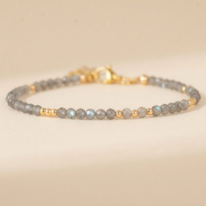 14K gold filled labradorite bracelet — handmade UK