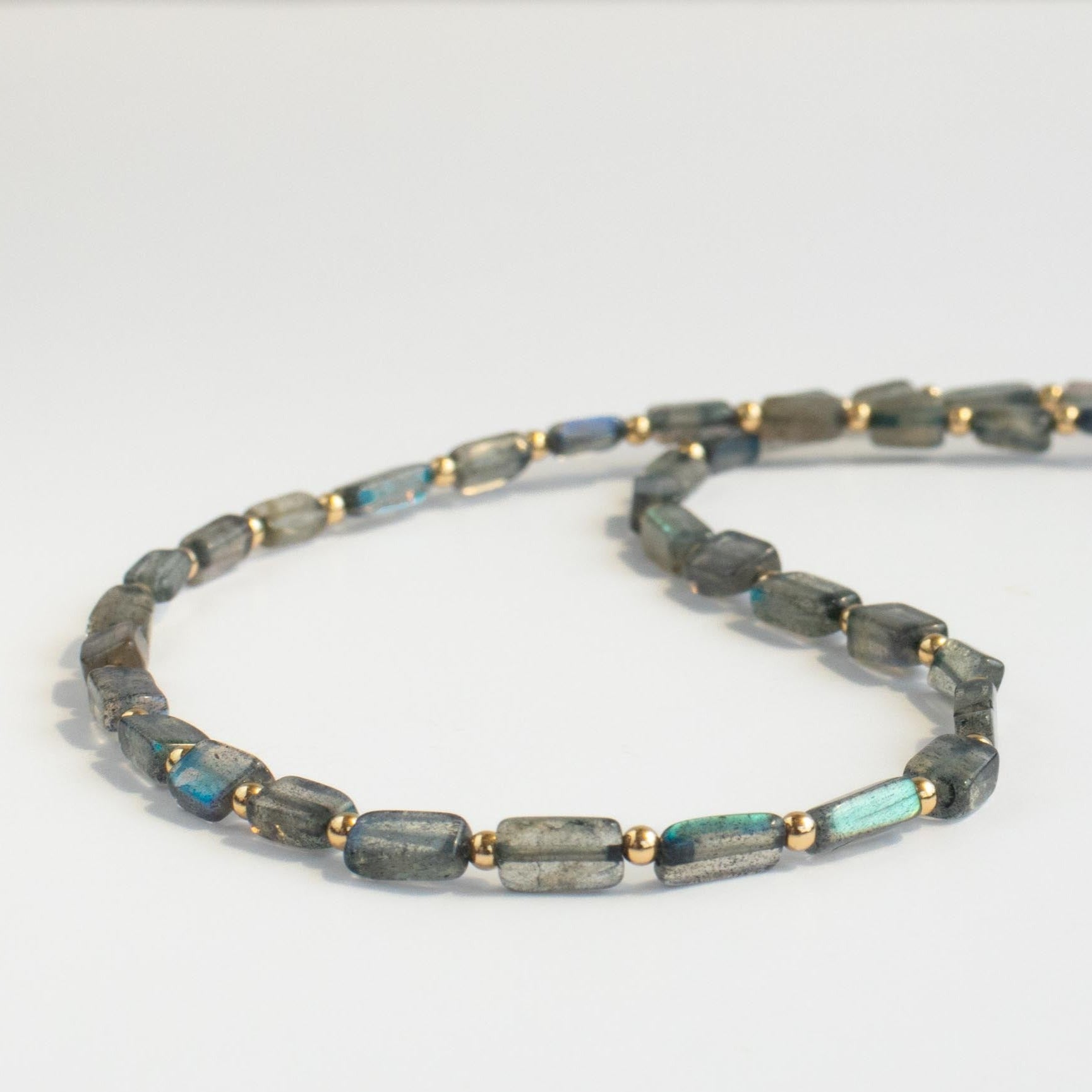 Labradorite bead necklace on sale
