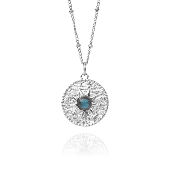 Silver Labradorite Necklace