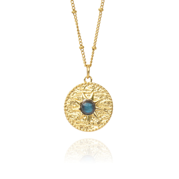 Gold Labradorite Necklace
