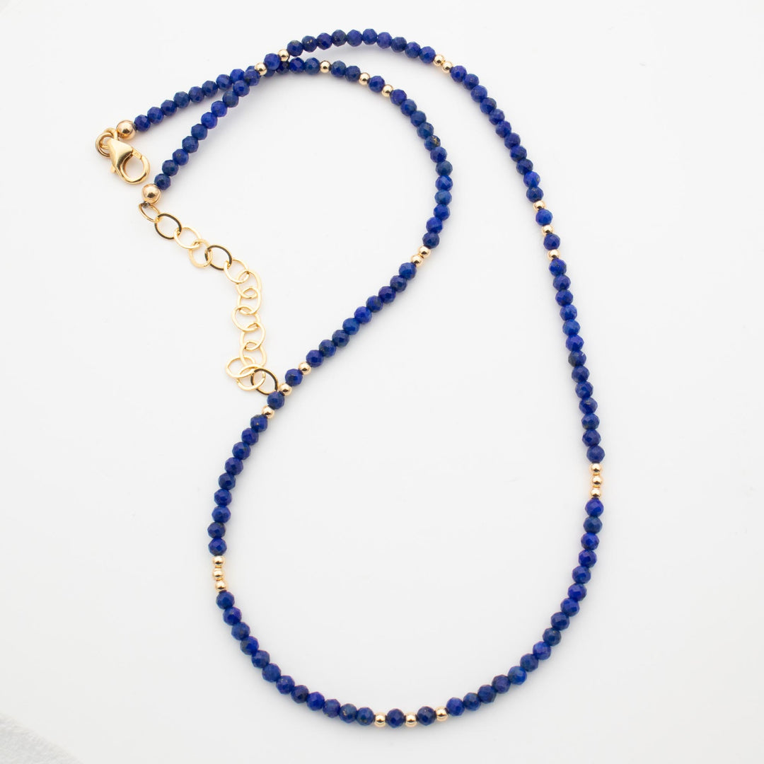 Lapis Lazuli Gold Necklace