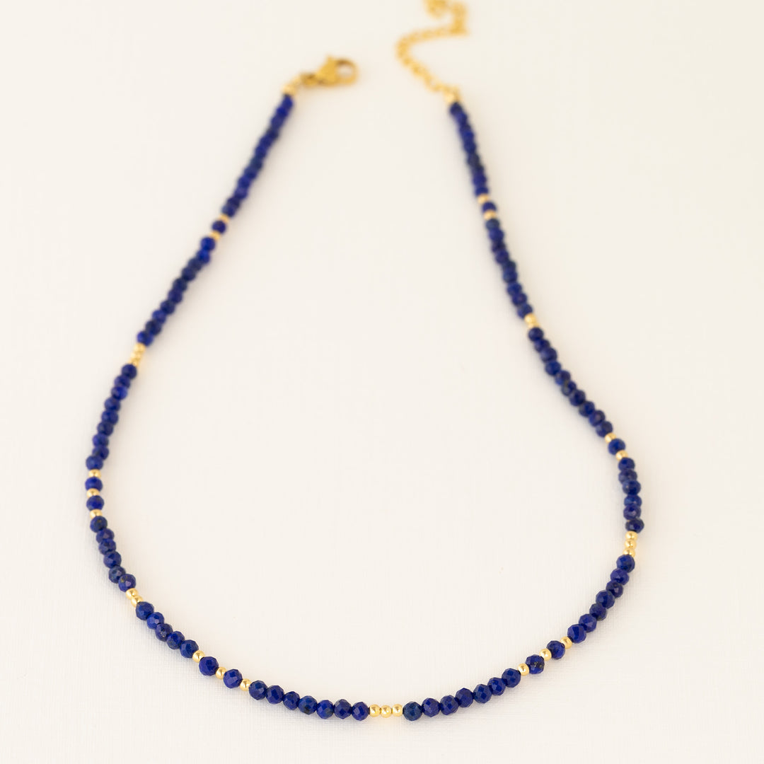 Lapis Lazuli Gold Necklace