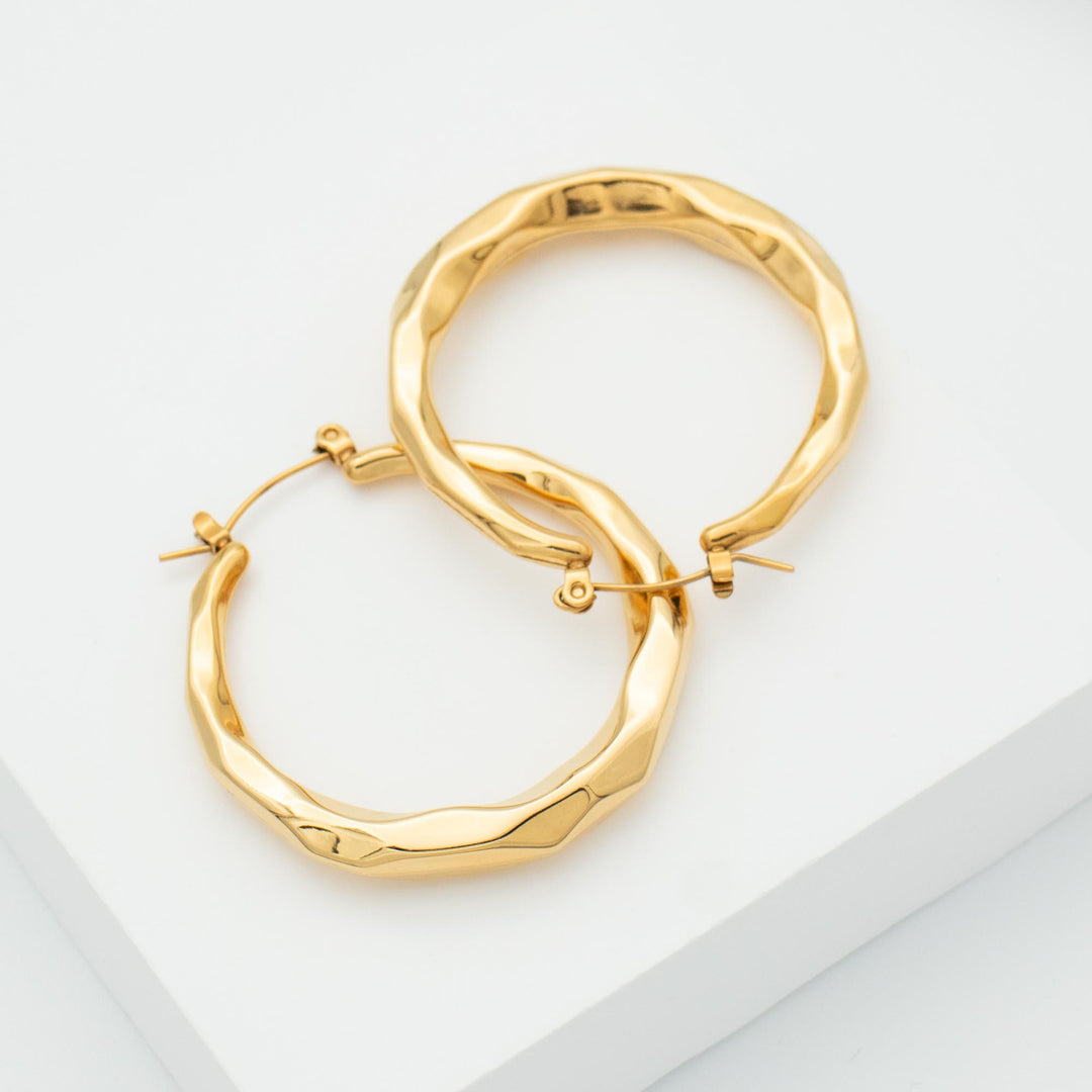 Chunky Gold Hoop Earrings | Stunning Statement Pieces | Australia Chunky Gold Hoop Earrings | Stunning Statement Pieces | Australia