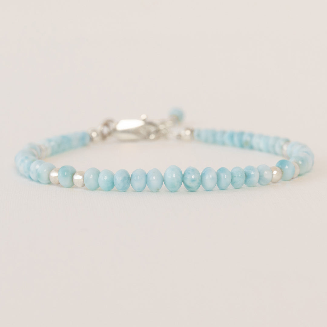 larimar silver bracelet
