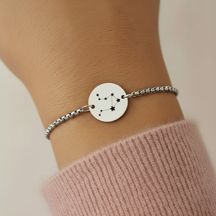 Libra Silver Constellation Bracelet 