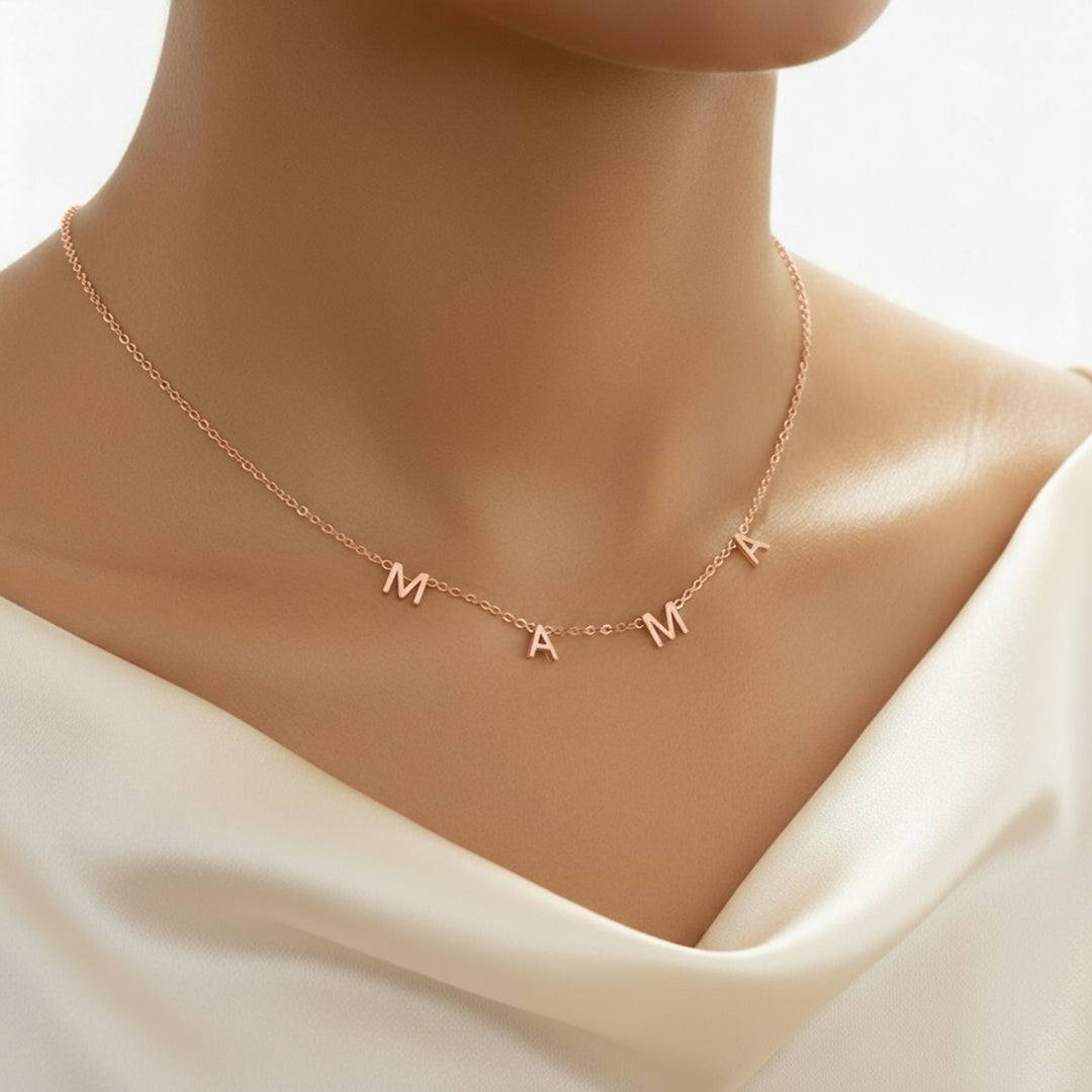 Rose Gold Mama Necklace 