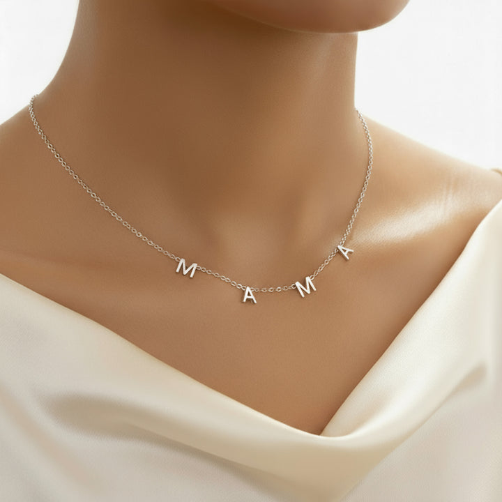 Silver Mama Necklace