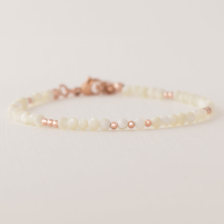 Rose Gold Mother of Pearl Bracelet