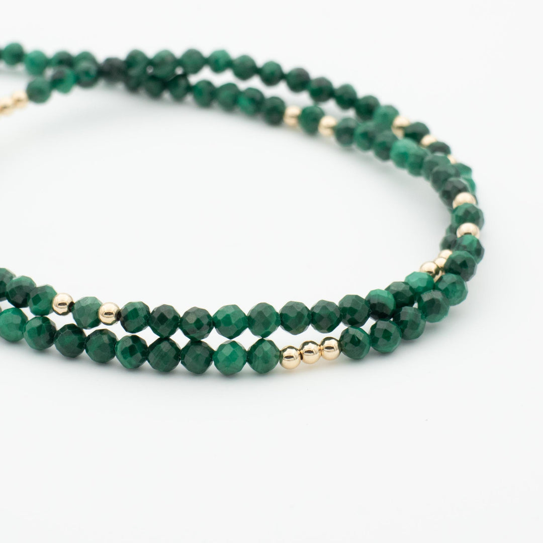 Malachite Bead Necklace