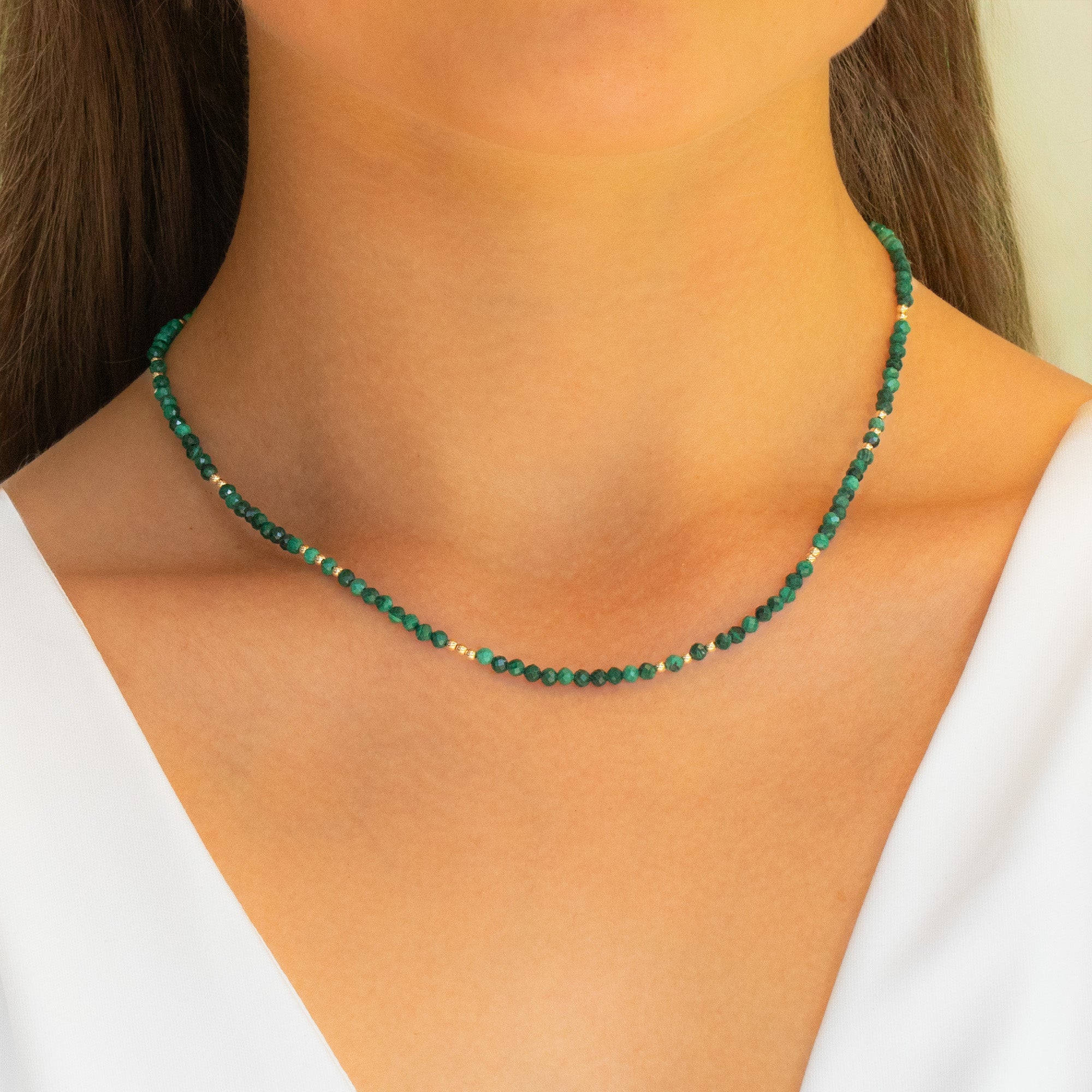 Malachite Crystal Amulet Pendant Necklace Genuine Gemstone amulet