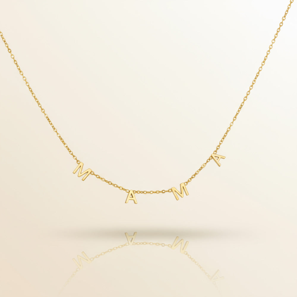 Mama Letter Necklace