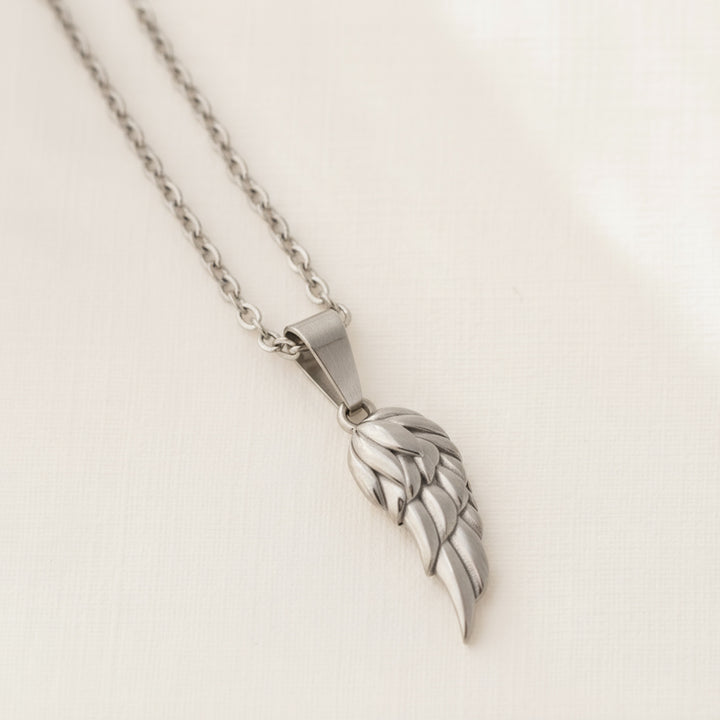 Silver Angel Wing Necklace