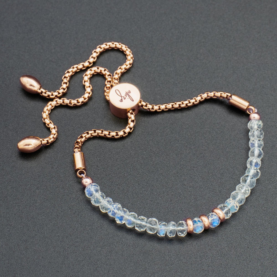 Moonstone Bracelet Rose Gold