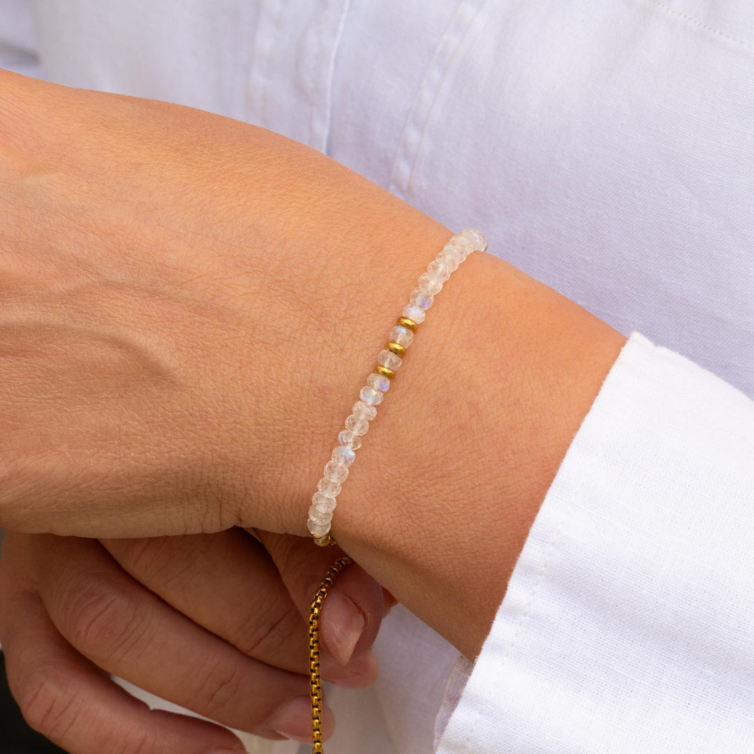 Moonstone Birthstone Bracelet